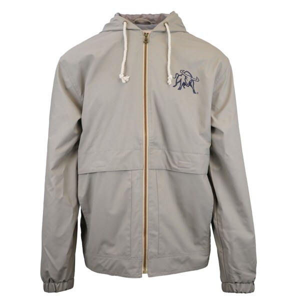 Lightweight Weatherproof Aggie Bull Jacket in Khaki